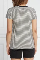 Тениска PERFECT VNECK ANNALISE STRIPE | Regular Fit Levi's черен