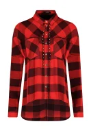 Риза CLOTHILDE | Loose fit GUESS червен