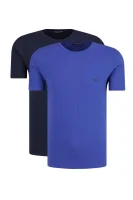 Тениска 2-pack | Regular Fit Emporio Armani син