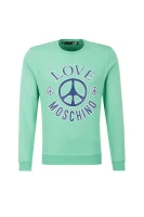 Sweatshirt Love Moschino зелен