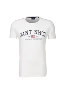 T-shirt Gant кремав