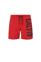Шорти бански Intense Power | Regular Fit Calvin Klein Swimwear червен