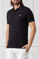 Поло/тениска с яка Prime | Slim Fit | pique BOSS ORANGE черен
