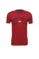 T-shirt Gant бордо