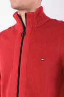 Пуловер CLASSIC HEAVY GAUGE | Regular Fit Tommy Hilfiger червен