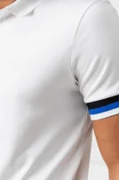 Поло/тениска с яка Parlay 52 | Regular Fit BOSS BLACK бял