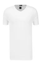 Тениска Tilson 50 | Regular Fit | mercerised BOSS BLACK бял