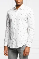 Риза Ronni | Slim Fit BOSS BLACK бял