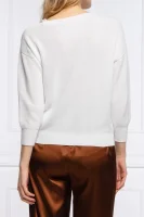 Пуловер | Slim Fit Peserico бял