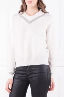 Пуловер GUATIRE | Loose fit | с добавка вълна Silvian Heach бял