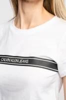 Тениска | Slim Fit CALVIN KLEIN JEANS бял