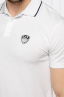 Поло/тениска с яка | Regular Fit EA7 бял