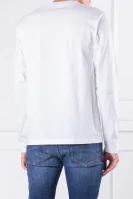 Блуза с дълъг ръкав PIXEL GRAPHIC | Regular Fit CALVIN KLEIN JEANS бял