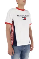 Тениска 90S SIGNATURE FOOTBALL | Regular Fit Tommy Jeans бял