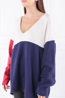 Пуловер Iwarly | Oversize fit | с добавка вълна BOSS ORANGE бял