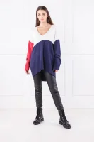 Пуловер Iwarly | Oversize fit | с добавка вълна BOSS ORANGE бял