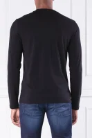 Блуза с дълъг ръкав | Slim Fit Armani Exchange черен
