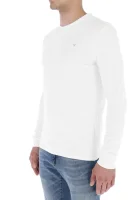 Блуза с дълъг ръкав | super slim fit GUESS бял