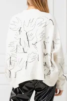 Пуловер | Loose fit McQ Alexander McQueen бял