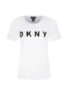 T-shirt LOGO TEE | Regular Fit DKNY бял