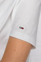 Тениска TJW STAR AMERICANA FLAG | Cropped Fit Tommy Jeans бял