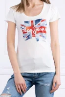 Тениска BLAZE | Slim Fit Pepe Jeans London бял
