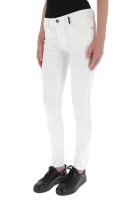 Jeansy Skinny | Slim Fit Versace Jeans бял