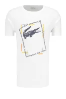T-shirt | Regular Fit Lacoste бял