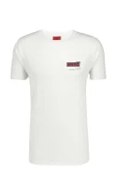 T-shirt Durned-U1 | Oversize fit | Slim Fit HUGO бял