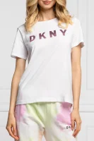 Тениска OMBRE LOGO | Regular Fit DKNY бял