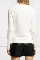 Пуловер Saeed | Regular Fit HUGO бял