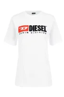 Тениска T-JUST-DIVISION-FL | Loose fit Diesel бял