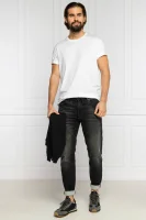 Тениска Tiburt33 | Regular Fit BOSS BLACK бял