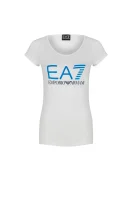 Тениска | Slim Fit EA7 бял