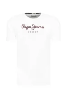 Тениска EGGO | Regular Fit Pepe Jeans London бял