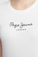 Тениска New Virginia | Slim Fit Pepe Jeans London бял