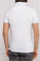 Поло/тениска с яка AMIAS | Extra slim fit GUESS бял