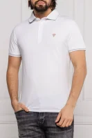 Поло/тениска с яка AMIAS | Extra slim fit GUESS бял