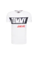 Тениска HEAVY LOGO | Regular Fit Tommy Jeans бял