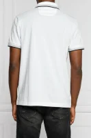 Поло/тениска с яка Paddy | Regular Fit | pique BOSS GREEN бял