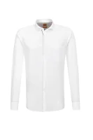 Риза Cattitude | Slim Fit BOSS ORANGE бял