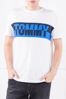 Тениска TJM SPLIT GRAPHIC | Relaxed fit Tommy Jeans бял