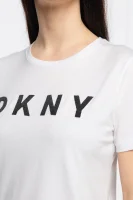 T-shirt LOGO TEE | Regular Fit DKNY бял