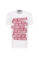 T-shirt Love Moschino бял