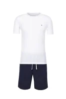 Authentic woven short set pajamas Tommy Hilfiger бял