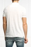 Ленено поло/тениска с яка KISMI | Regular Fit GUESS бял