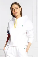Суитчър/блуза | Cropped Fit POLO RALPH LAUREN бял