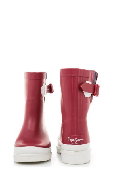 Wet Basic Rain boots Pepe Jeans London червен