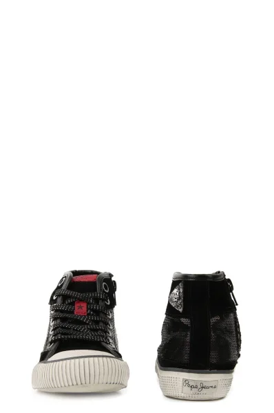 Industry Sequin Sneakers Pepe Jeans London черен