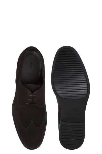 Kenth Brogue Shoes BOSS BLACK кафяв